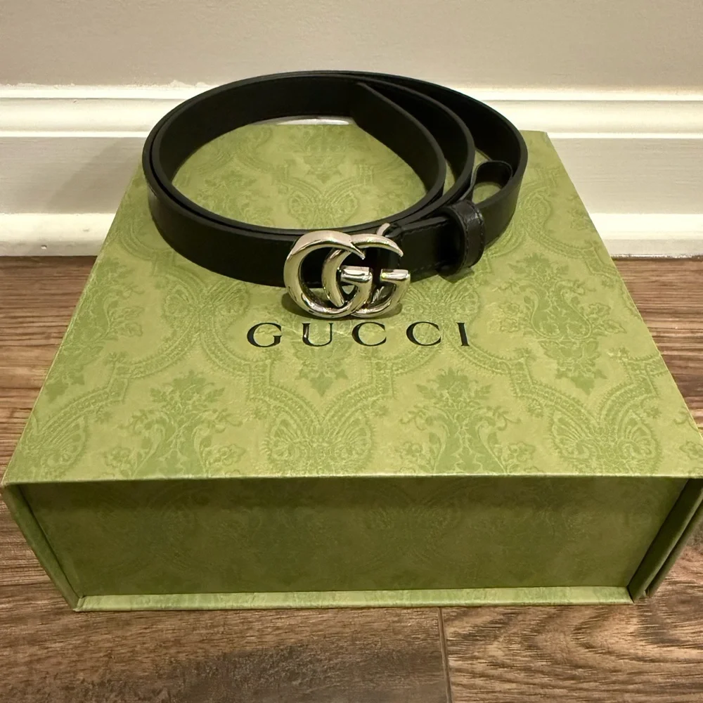 Gucci Black Leather Belt - Picture 3 of 5